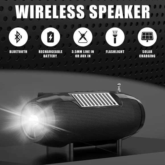 Solar Bluetooth Speaker/Light - Picture 4 of 7